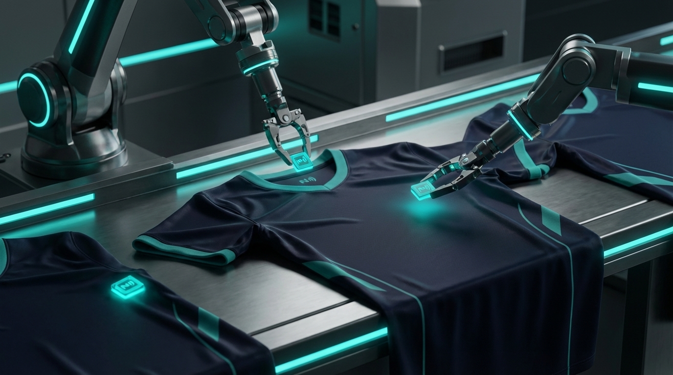 NFC chip manufacturing line